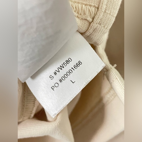 VUORI Mackenzie Cropped Shirt Jacket Button Down Boxy VW580 Sz L Cream Natural - Picture 6 of 12